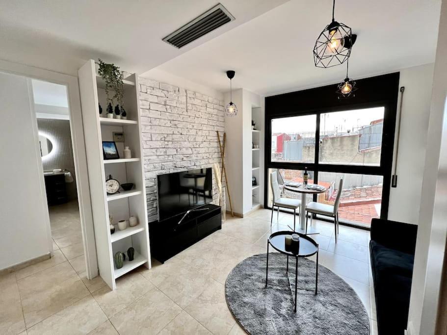 Acogedor Apartamento Entero Terrassa Exterior foto